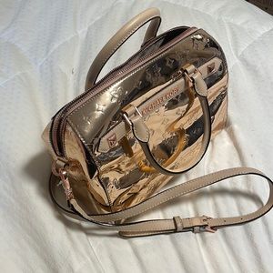 Michael Kors Kara Duffel Mirror Metallic Purse